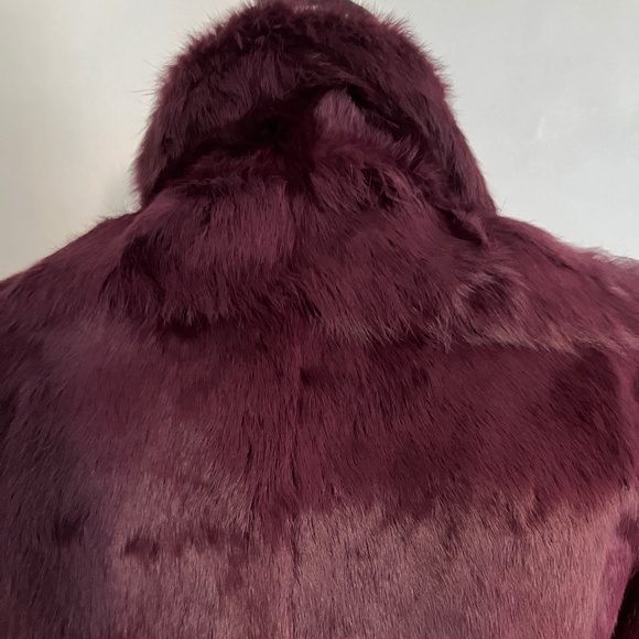 Vintage Magenta/Purple Fur Jacket - Picture 8 of 10